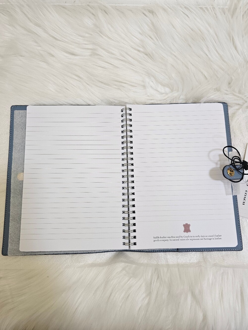 Coach Notebook with Gingham Print - Picture 6 of 14